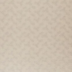 Baumwoll Musselin Stoff Bestickt - Millefleurs Hellbeige