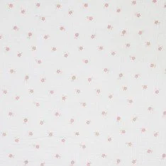 Tissu Double Gaze Imprimé - Fleur Ditsy Écru Tissu Double Gaze Imprimé - Fleur Ditsy Écru