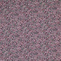 Double Gauze Fabric Digital Print - Sweet Little Flowers Raspberry