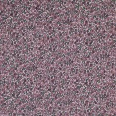 Tissu Double Gaze Impression Numérique - Douces Petites Fleurs Framboise