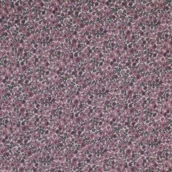 Tessuto Doppia Garza Stampa Digitale - Piccoli Fiori Dolci Lampone Tessuto Doppia Garza Stampa Digitale - Piccoli Fiori Dolci Lampone