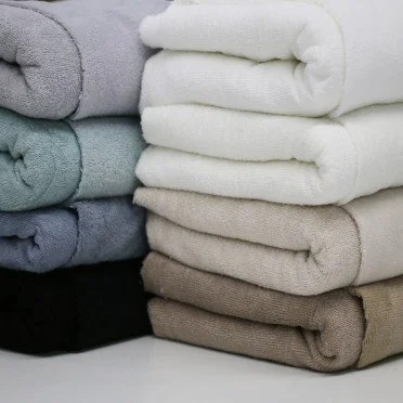 Bambus Frotte Stof (Dobbelt Sidet) Mørk Beige - (Frotté Bomuld )