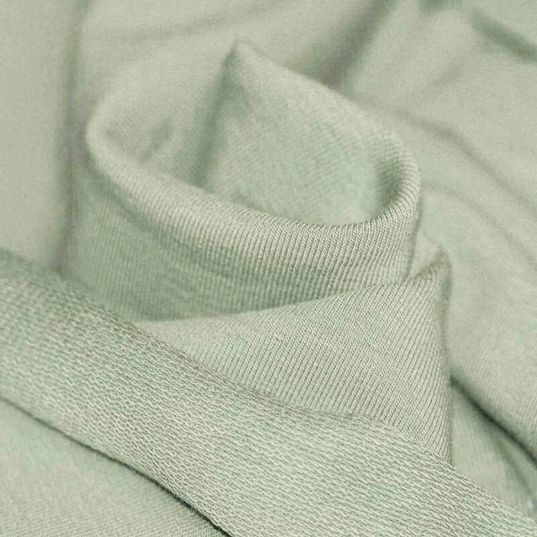 French Terry Stof Dusty Groen