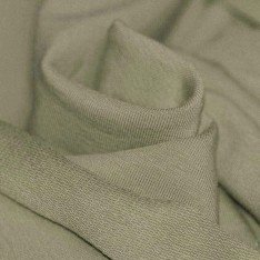 French Terry Stoff Khaki Grün