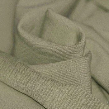 Tessuto French Terry Cachi Verde Tessuto French Terry Cachi Verde