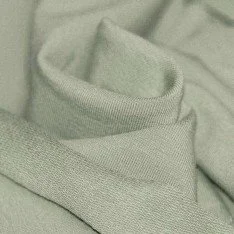 French Terry Stoff Khaki Grün