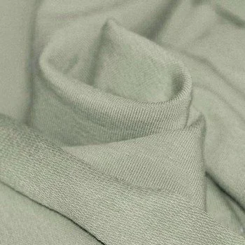 French Terry Stoff Khaki Grün French Terry Stoff Khaki Grün