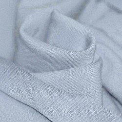Tissu French Terry Bleu Acier