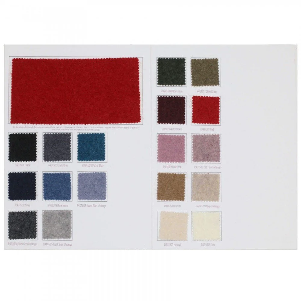 Tissu Lainage Foulé Carte D'échantillon Tissu Lainage Foulé Carte D'échantillon