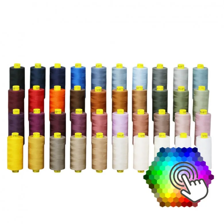 Gütermann Atelier Garen MARA 10 Kleuren x 1 Stuk Pakket  - (Naaigaren)