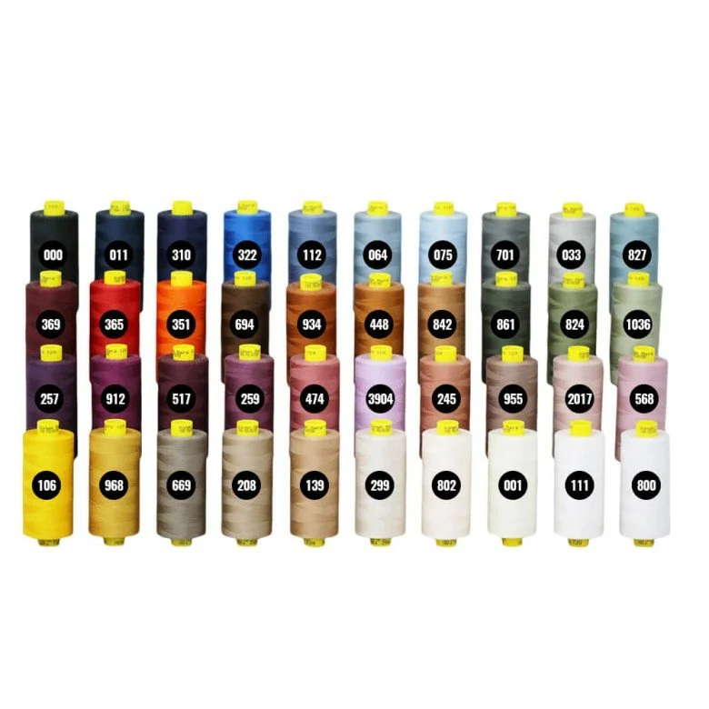 Gütermann Atelier Garen MARA 10 Kleuren x 1 Stuk Pakket  - (Naaigaren)