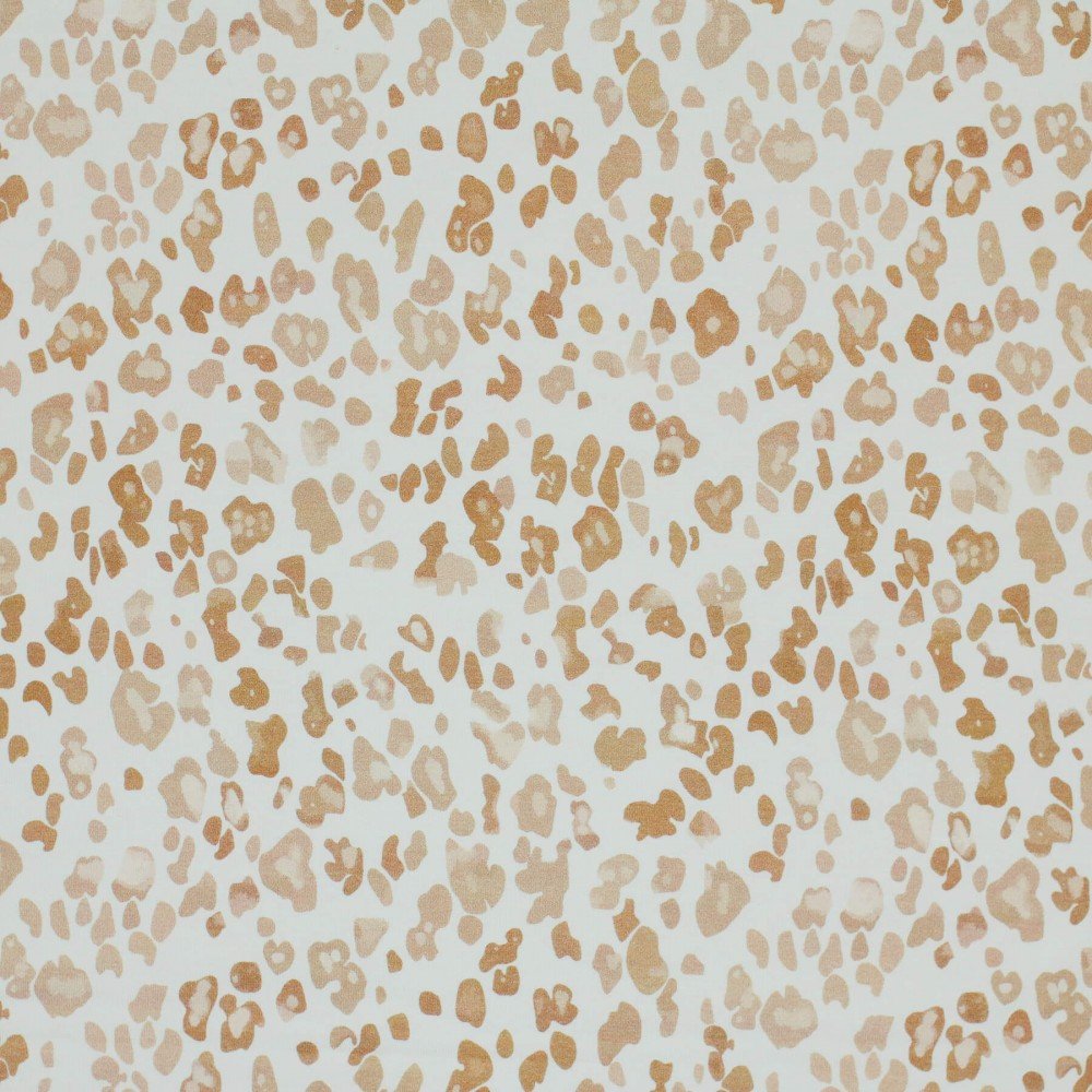Bomuldjersey Digital Print - Stor Leopard