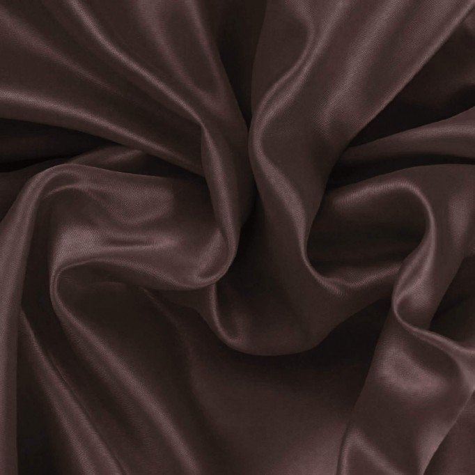 Polyester Satinstoff Braun - (Satin Stoffe)