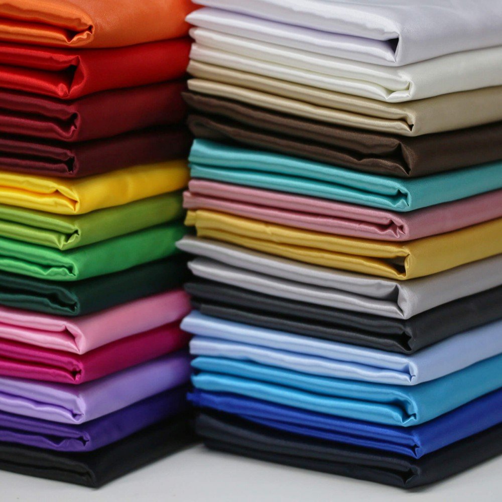 Satin Stof Polyester Rød Satin Stof Rød - (Satin Stof)