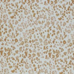 Rib Knit Jersey Fabric - Big Leopard Print