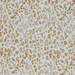 Tessuto Jersey Di Cotone Costine - Grande Leopardo Tessuto Jersey Di Cotone Costine - Grande Leopardo