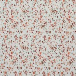 Tessuto Jersey Di Cotone Costine - Fiore Di Ranuncolo Argilla Rosa Tessuto Jersey Di Cotone Costine - Fiore Di Ranuncolo Argilla Rosa