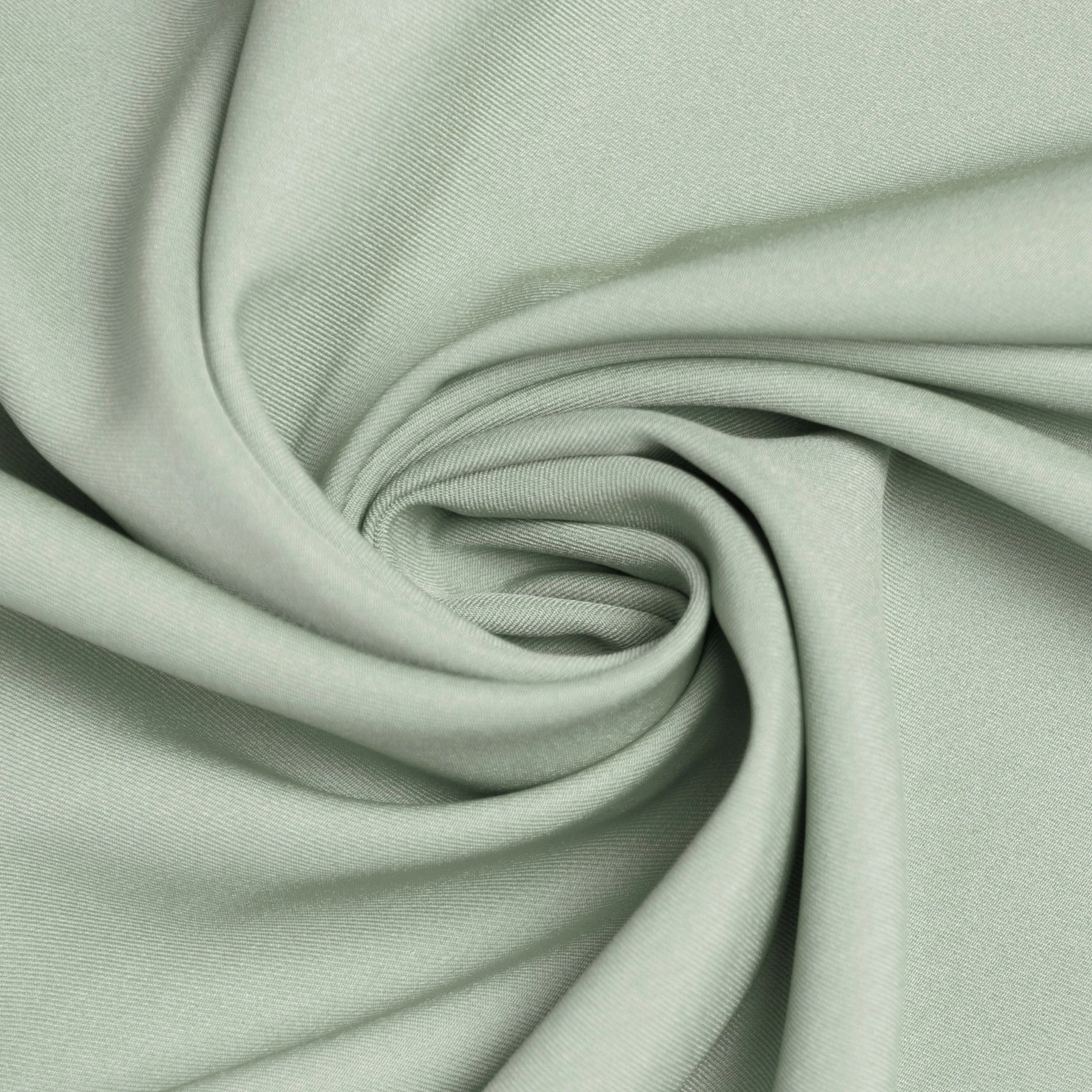 Stretch Gabardine Stof (Bamboe Touch) Dusty Groen