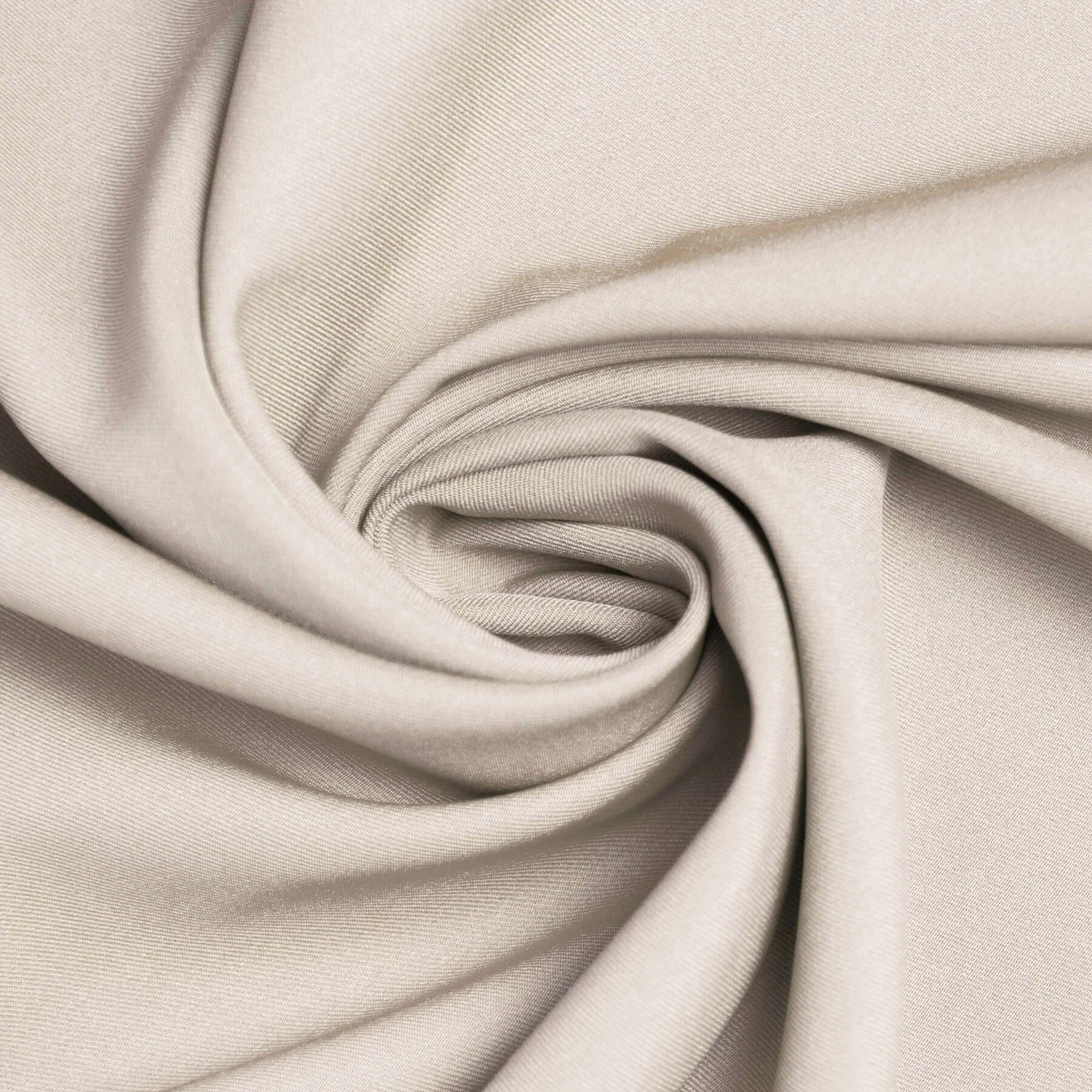 Stretch Gabardine Stof (Bamboe Touch) Licht Beige