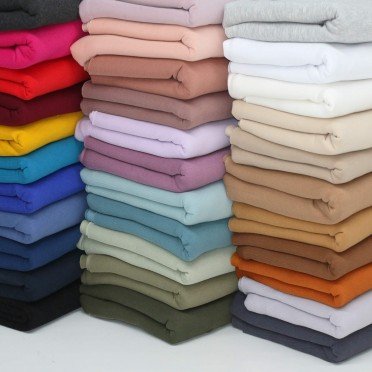 Tessuto Felpa Cotone Grigio Scuro - (Tessuti Felpa Cotone (Rovescio Garzato) )