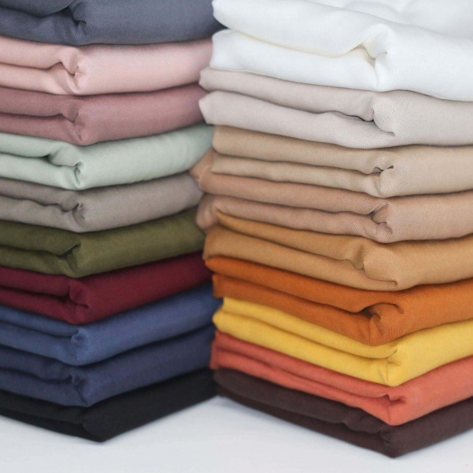 Tencel Twill Stoff Armeegrün - (Modestoffe)