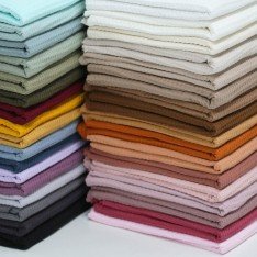 Waffle Pique Fabric Camel