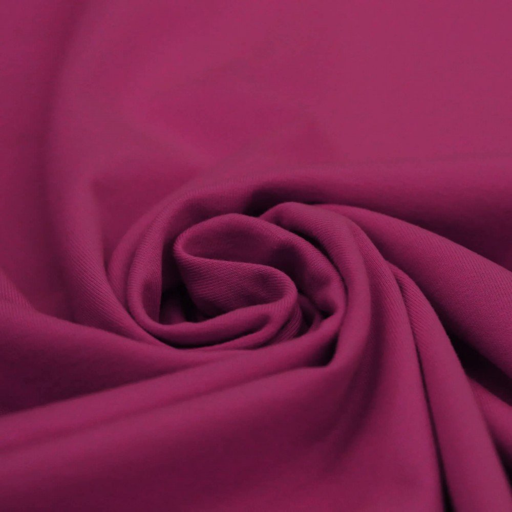 Jersey Cotone Lycra Cardinale Rosa
