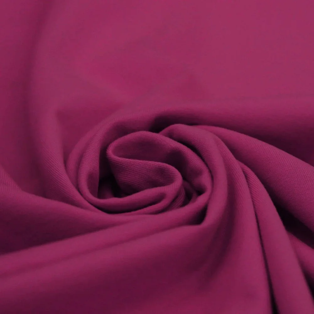 Bomuldsjersey Stof Kardinal Pink