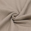 Tissu Maille Tricot Côtelé Irrégulières Beige Foncé - (Tissus Jersey)