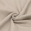 Tessuto Jersey a Costine Irregolari Beige Chiaro - (Jersey Tessuti)