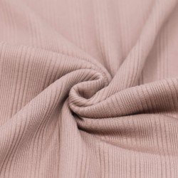 Irregular Rib Jersey Fabric Nude Pink