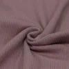 Unregelmäßiger Rippstrick Jersey Stoff Altmauve