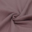 Tissu Maille Tricot Côtelé Irrégulières Vieux Mauve - (Tissus Jersey)