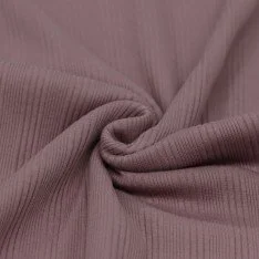 Irregular Rib Jersey Fabric Old Mauve