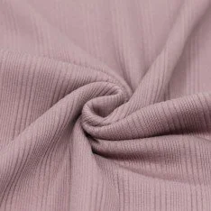 Irregular Rib Jersey Fabric Old Pink