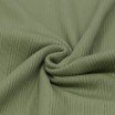 Tissu Maille Tricot Côtelé Irrégulières Olive - (Tissus Jersey)