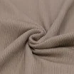 Irregular Rib Jersey Fabric Taupe - (Jersey Fabrics)