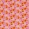 Jersey Coton Impression Numérique - Fuchsia Orange Fleur Rétro Jersey Coton Impression Numérique - Fuchsia Orange Fleur Rétro - (Jersey Coton Impression Numérique)