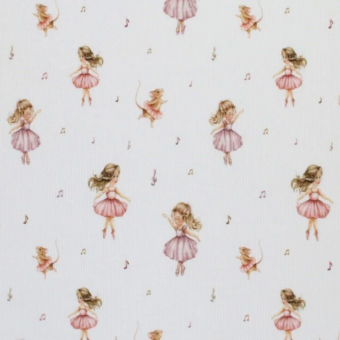 Rib Knit Jersey Fabric - Ballerina Rib Knit Jersey Fabric - Ballerina - (Jersey Fabrics)