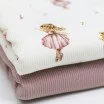 Rib Knit Jersey Fabric - Ballerina Rib Knit Jersey Fabric - Ballerina - (Jersey Fabrics)