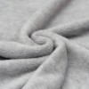 Tissu Polaire Coton (Sherpa) Gris Clair Melange