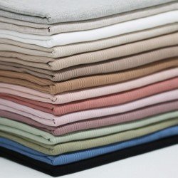 Onregelmatige Rib Jersey Stof Licht Grijs Melange
