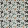 Jersey Cotton Fabric Digital Print - Jungle Beige