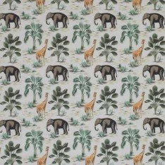 Jersey Katoen Digitale Print - Jungle Beige