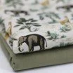 Bomuldjersey Digital Print - Jungle Beige Bomuldjersey Digital Print - Jungle Beige - (Bomuldjersey Digitaltryk)