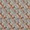 Rib Knit Jersey Fabric - Green Autumn Flower Rib Knit Jersey Fabric - Green Autumn Flower - (Jersey Fabrics)