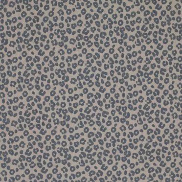 Rib Knit Jersey Fabric Printed - Leopard Print Dark Beige - (Jersey Fabrics)