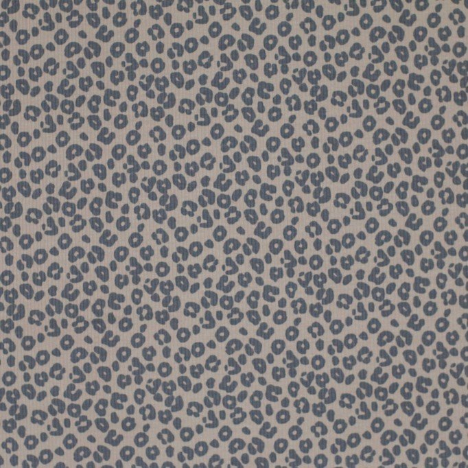 Tessuto Jersey Di Cotone Costine Stampato - Leopardato Beige Scuro - (Jersey Tessuti)