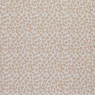 Rib Knit Jersey Fabric Printed - Leopard Print Light Beige - (Jersey Fabrics)