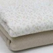 Rib Jersey Stof - Blush Luipaard Beige Rib Jersey Stof - Blush Luipaard Beige - (Jersey Stoffen)